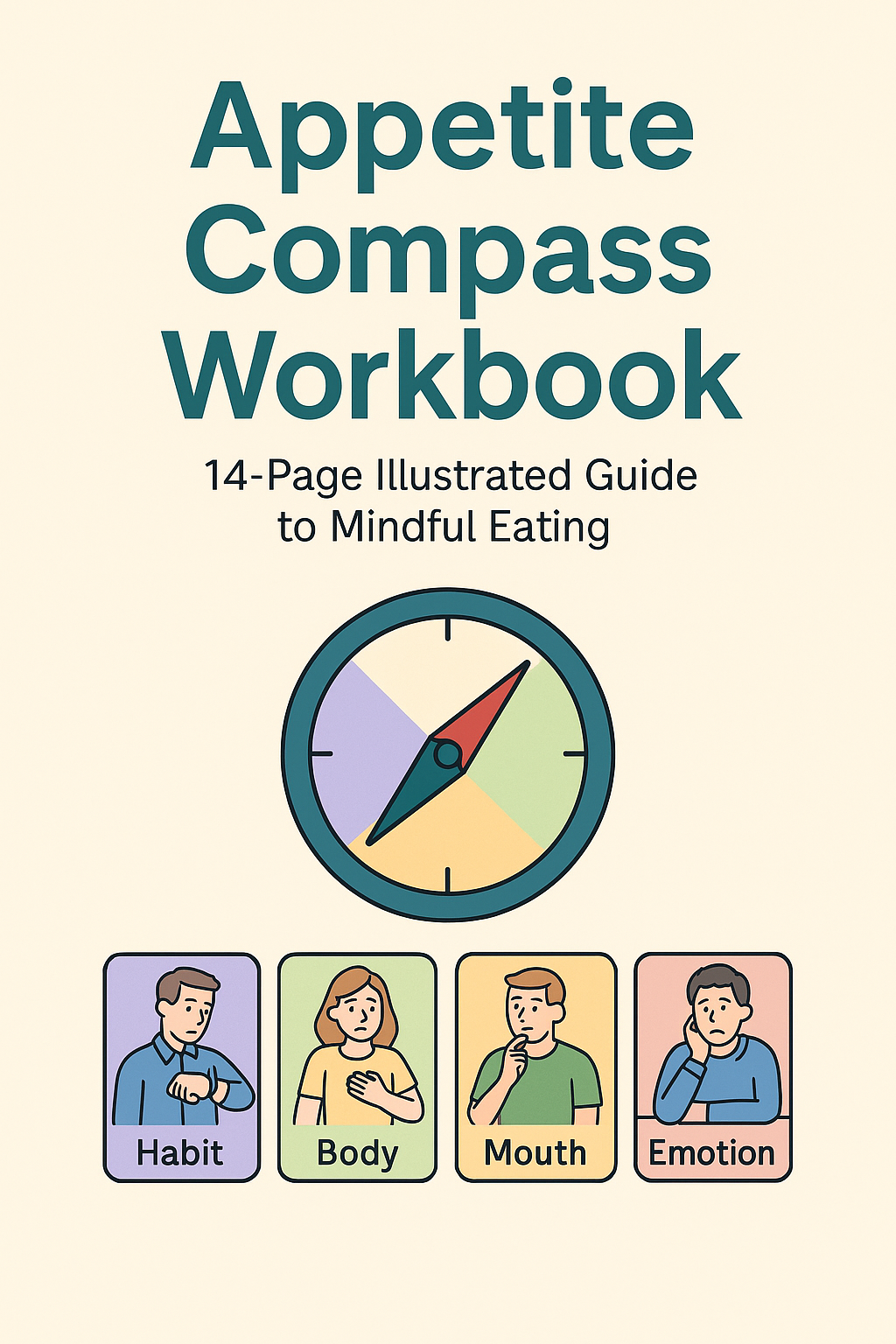 Appetite Compass Workbook – 14-Page Illustrated Guide to Mindful Eating
