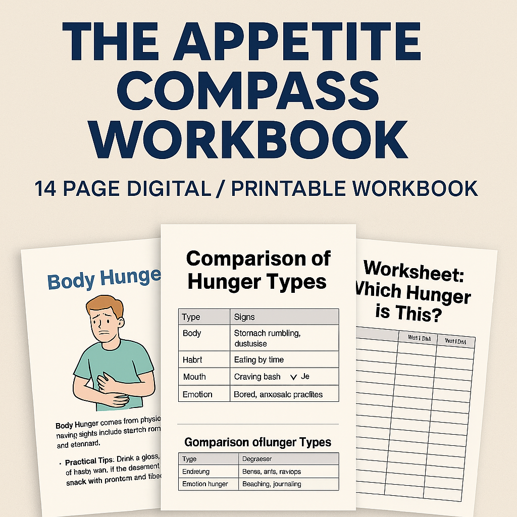 Appetite Compass Workbook – 14-Page Illustrated Guide to Mindful Eating