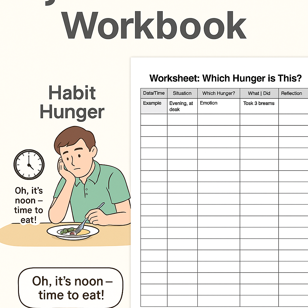 Appetite Compass Workbook – 14-Page Illustrated Guide to Mindful Eating